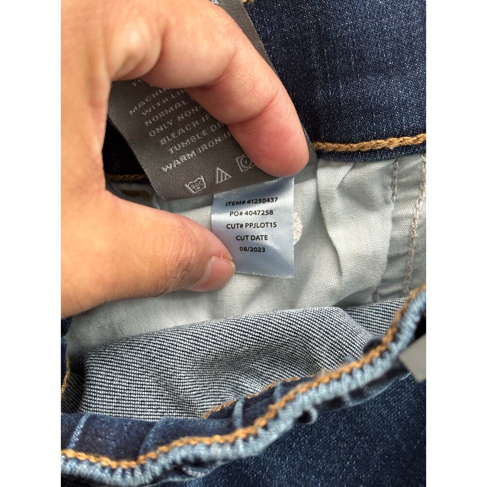 Torrid Weekend Boyfriend Mid Rise Jeans Size 6 Short Axis Pull On Drawstring NWT - Picture 8 of 9